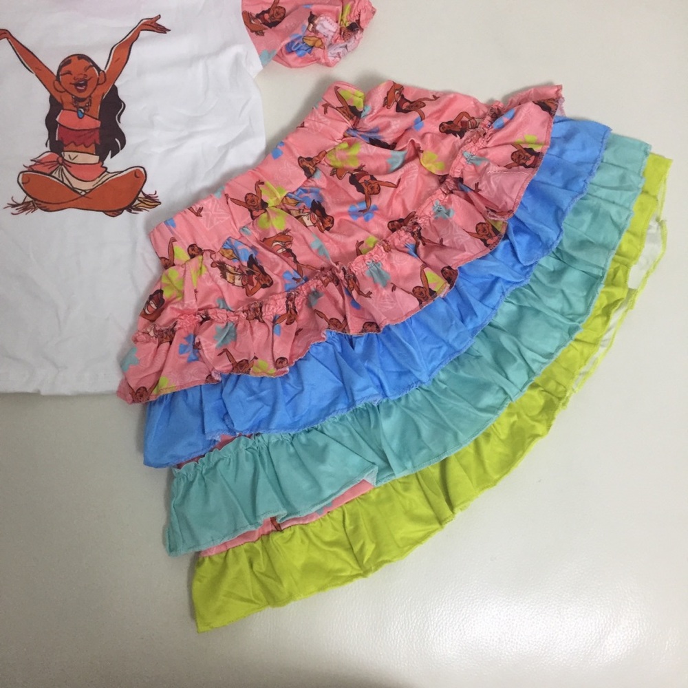 Moana Cute skirt Top Set - Picture 4 of 8